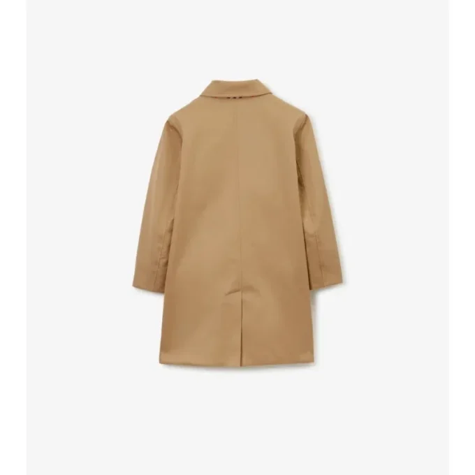 Wendbarer Car Coat aus Gabardine mit Karomuster