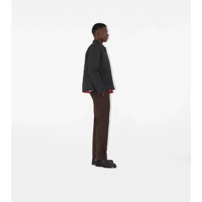 Wendbares, gestepptes Overshirt aus Nylon
