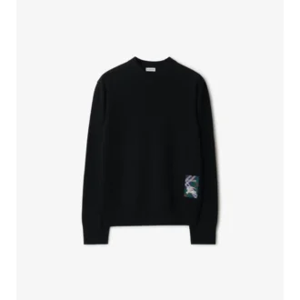 Wollpullover mit Karomuster