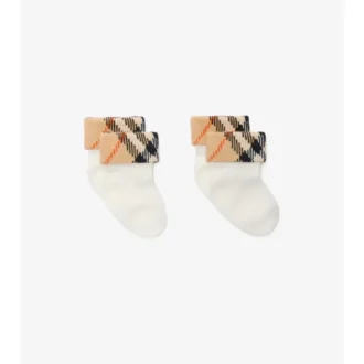Zweiteiliges Socken-Set aus Baumwollmischung